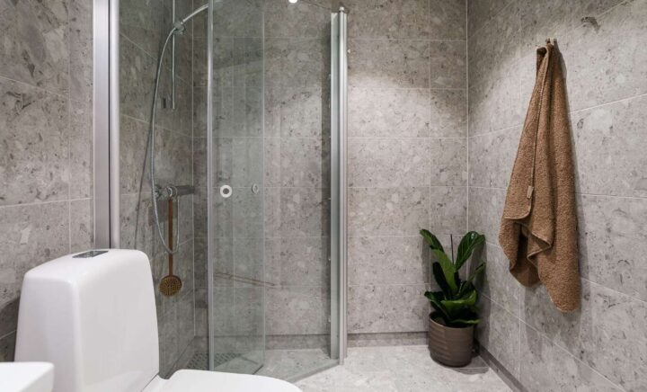 Bathroom shower view