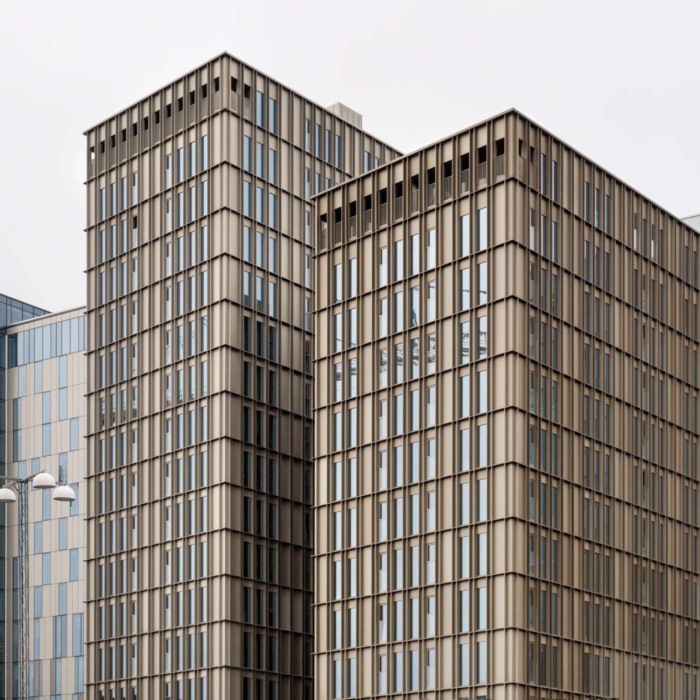 Exterior view of two buildings